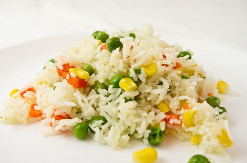 rýže se zeleninou
