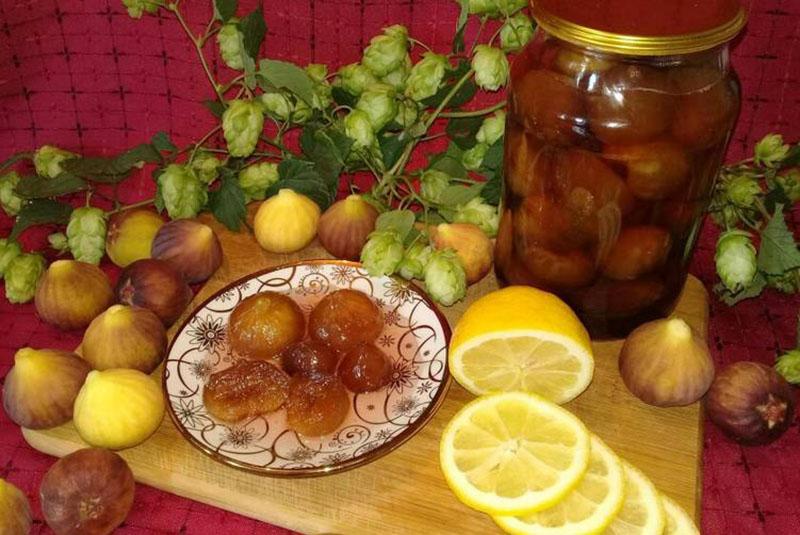 Recept na fíkový džem v ázerbájdžánském stylu