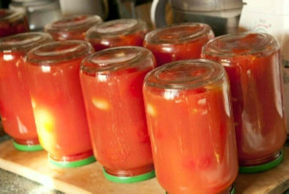 الكرز في عصير الطماطم