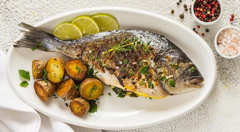 grilovaná ryba podle klasického receptu