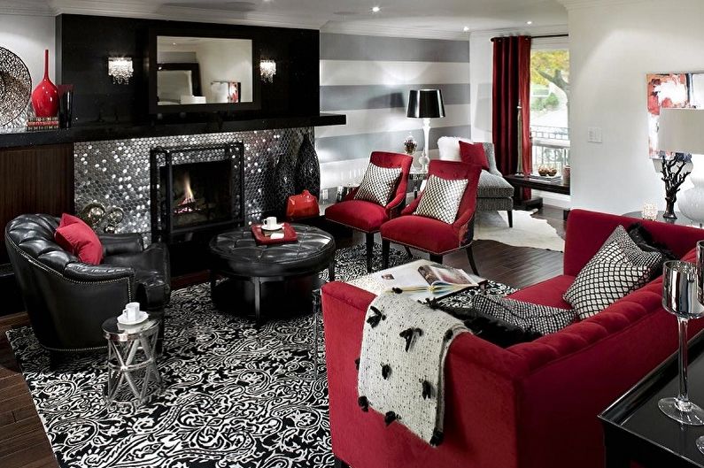 Con qué colores se combina el gris - Diseño de sala de estar