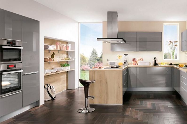 Grey Kitchen Design - Funksjoner