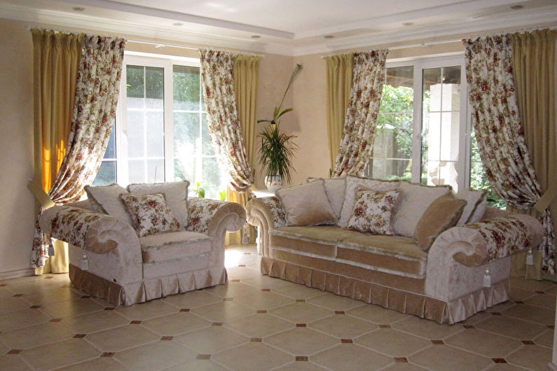 Cortinas estilo provençal - cortinas clássicas