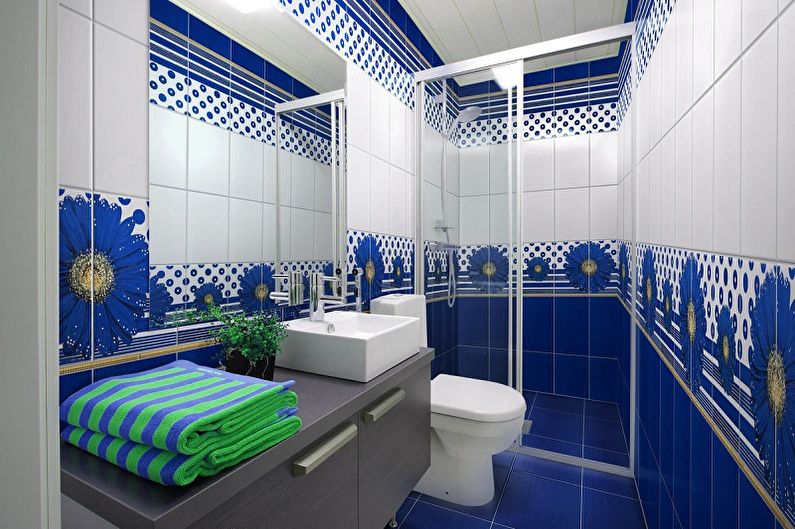 Modra kopalnica - dekor in razsvetljava