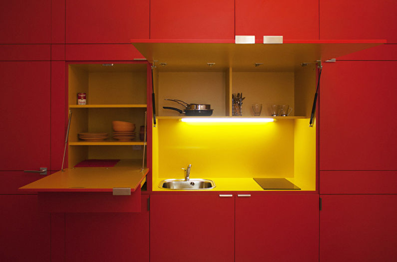 Kombinácia farieb v interiéri kuchyne - Teplé kombinácie
