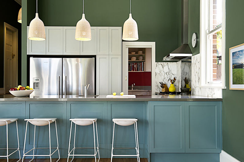 Połączenie kolorów we wnętrzu kuchni - Psychologia koloru