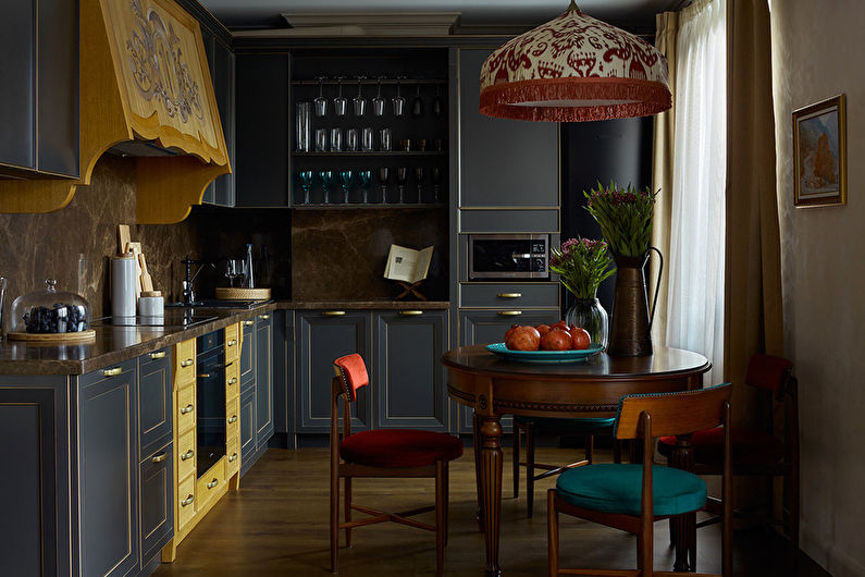 Kombinácia farieb v interiéri kuchyne - fotografia