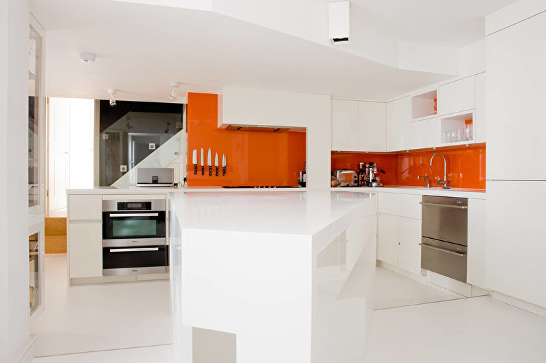 A combinação de cores no interior da cozinha - Roda de cores