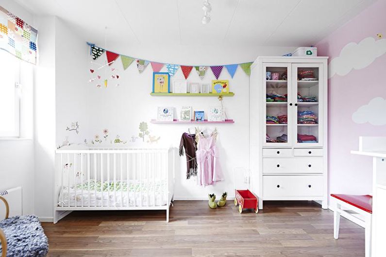 Farebné kombinácie v interiéri detskej izby - Neutrálne pozadie a akcenty