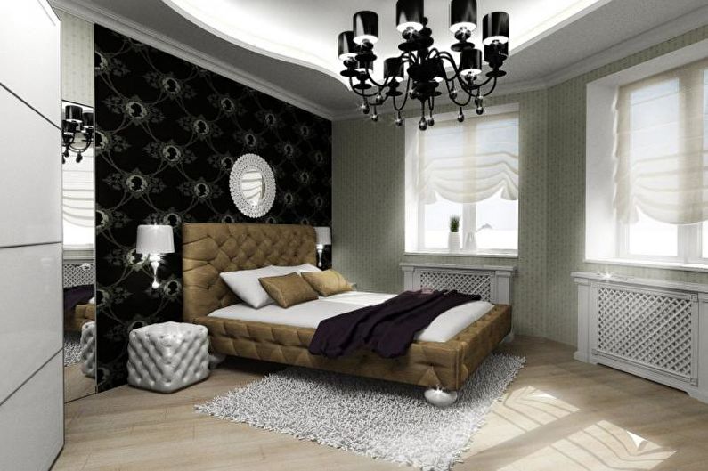 Wystrój sypialni w stylu art deco - zdjęcie