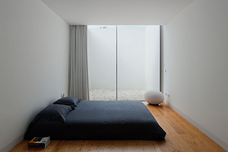 Minimalistyczny projekt sypialni - cechy