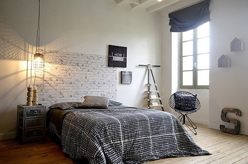 Design minimalist dormitor - Decor și textile