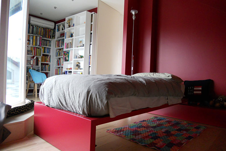 Minimalistyczny wystrój sypialni - zdjęcie