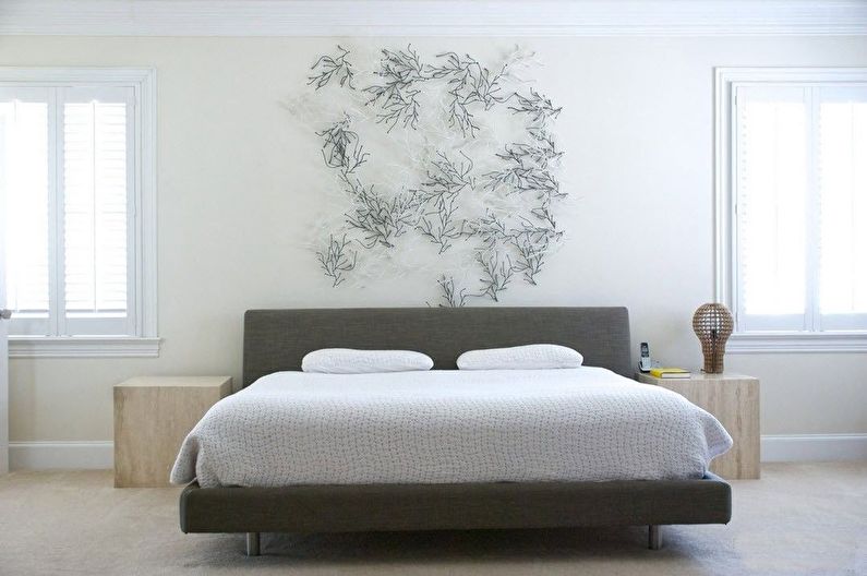 Sypialnia w stylu minimalizmu (+80 zdjęć)