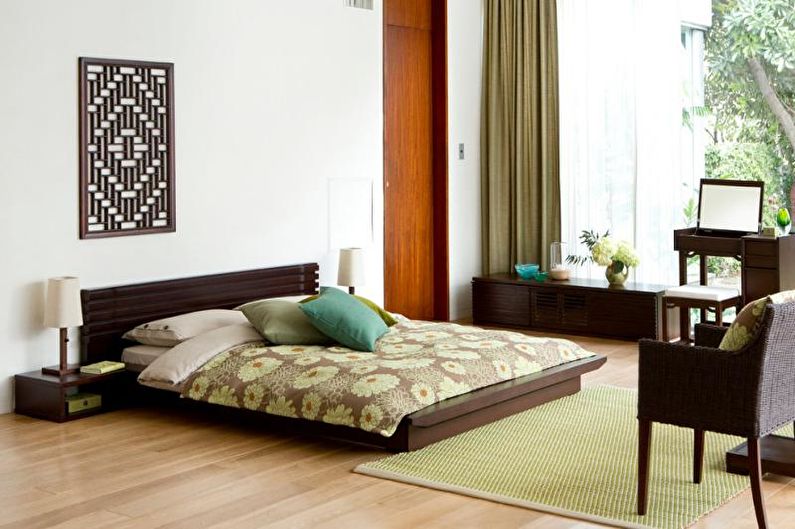 Dormitor în stil japonez - fotografie de design interior