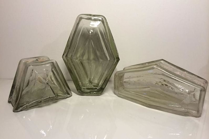 Blocuri de sticlă în interior - Formă