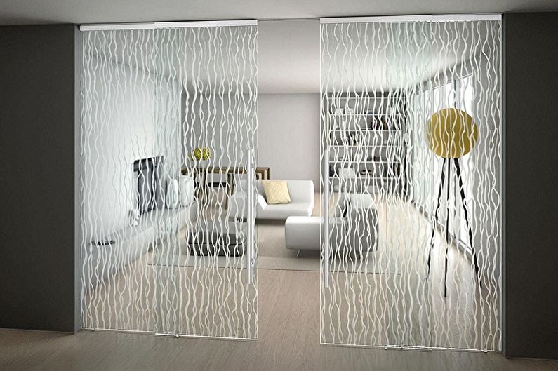Σχεδιασμός εσωτερικής πόρτας από γυαλί - Triplex γυάλινες κατασκευές