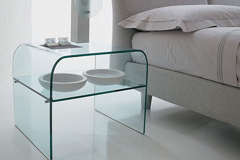Tipos de mesas de centro de vidro - Dependendo dos tamanhos e formas