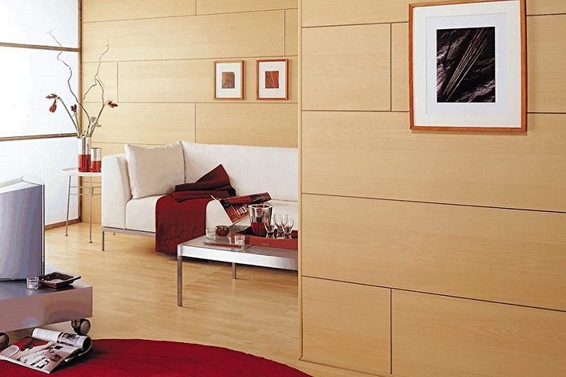 Tipos de painéis de parede para decoração de interiores - Painéis de fibra