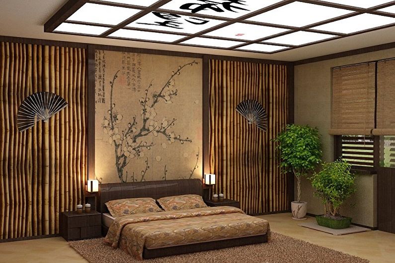 Tipos de painéis de parede para decoração de interiores - Painéis de bambu