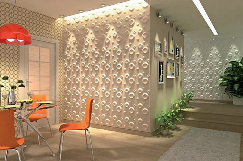 Paneles de pared para decoración de interiores - foto