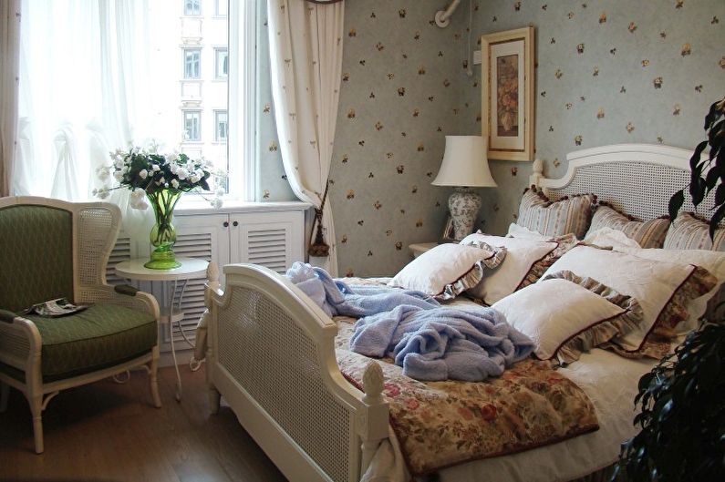 Dormitor în stil rustic - Fotografie de design interior