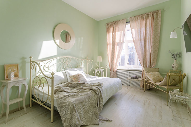 חדר שינה בסגנון כפרי - צילום עיצוב פנים