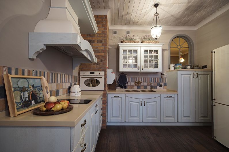 Bucătărie în stil rustic - Fotografie de design interior