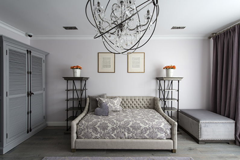 Design interior dormitor neoclasic - fotografie