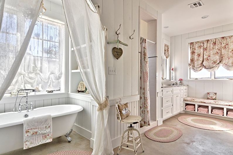 Provence -stil bad - interiørdesign