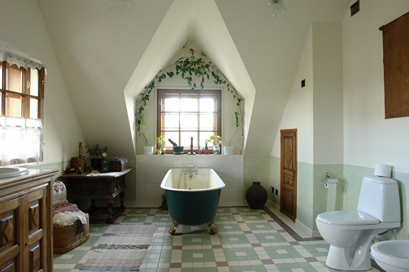 Provence -stil bad - interiørdesign