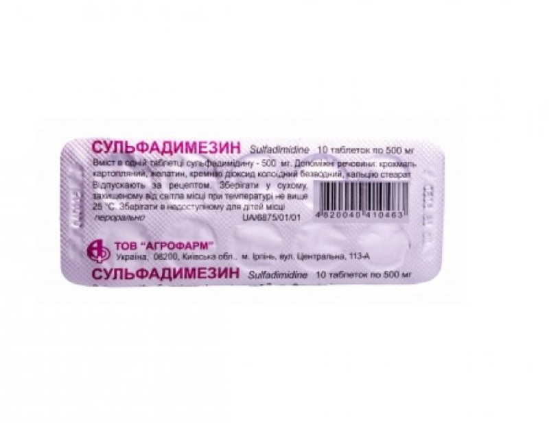 Sulfadimezin-Tabletten