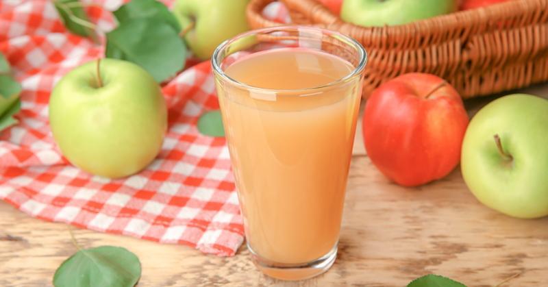 frisch gepresster Apfelsaft Nutzen und Schaden