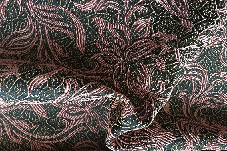Tipos de tejido para tapicería - Jacquard