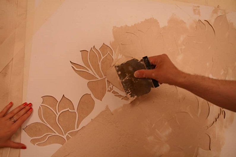Tipos de estênceis para paredes para pintura - Dependendo do método de aplicação
