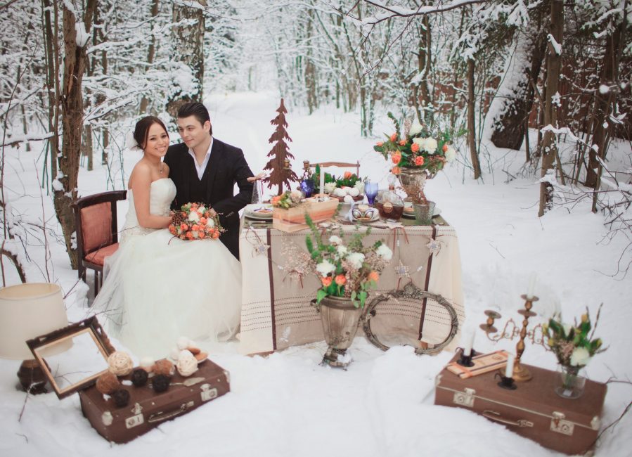 Zimowe widoki dodadzą Twojemu ślubowi szczególnego uroku
