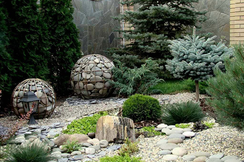 DIY kamenné záhradné dekorácie