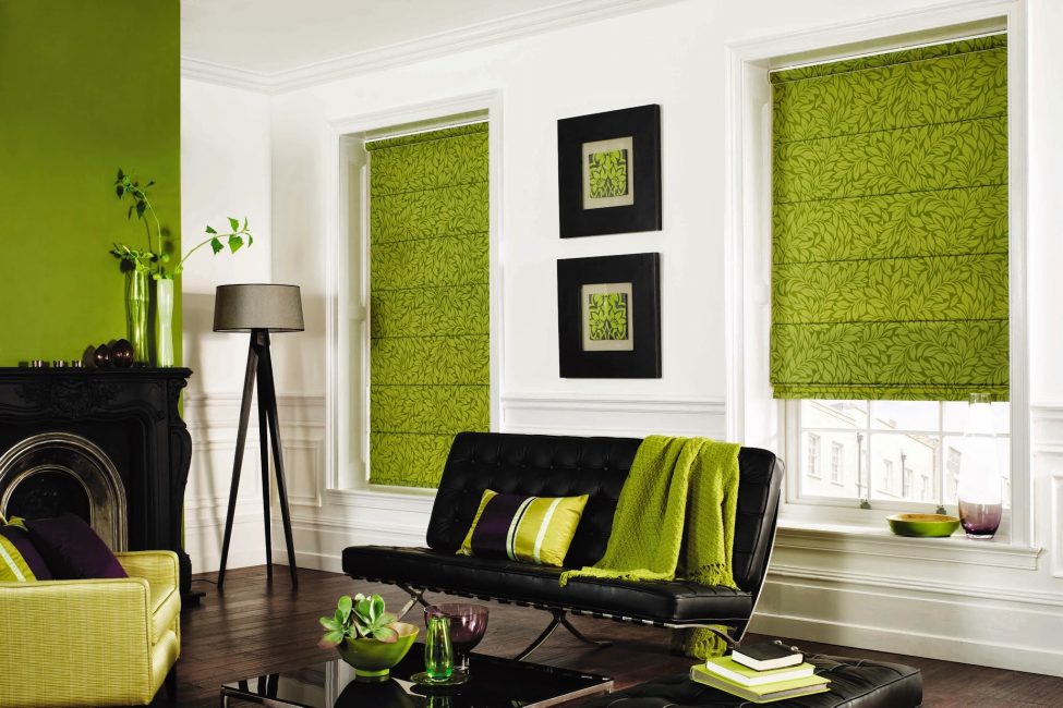 Zelená dodáva interiéru prirodzený dojem