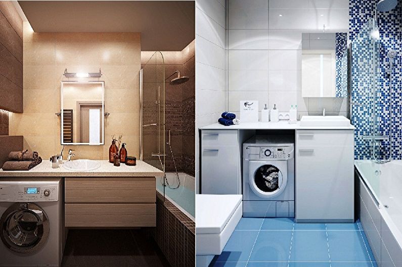 Kúpeľňový dizajn 5 m2 - Inštalatérstvo a nábytok
