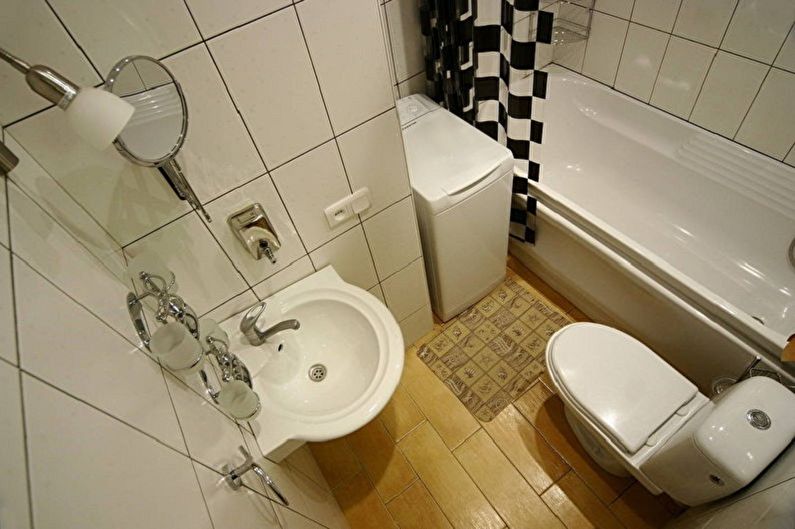 Εσωτερική διακόσμηση μπάνιου 5 τ.μ. - Φωτογραφία