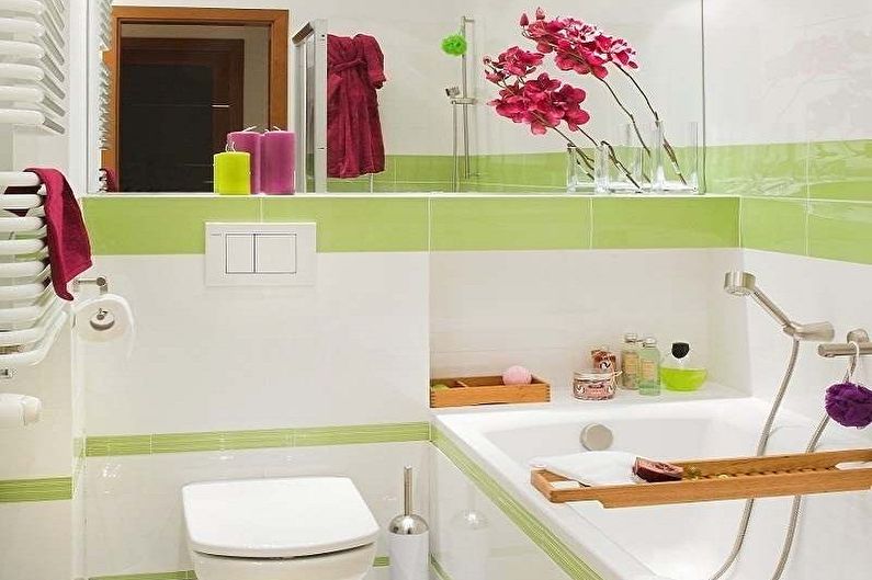Interiérový dizajn kúpeľne 5 m² - Foto