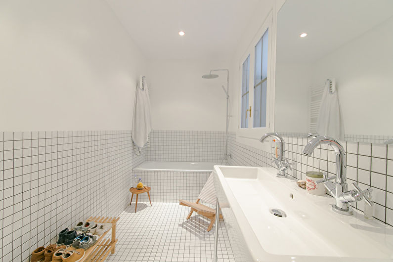 Wystrój łazienki w stylu skandynawskim - zdjęcie