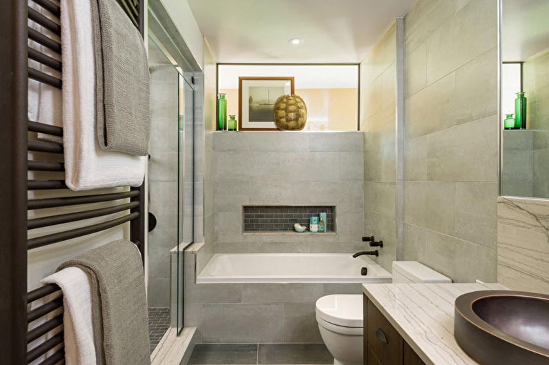 Design de interiores de banheiro moderno - características