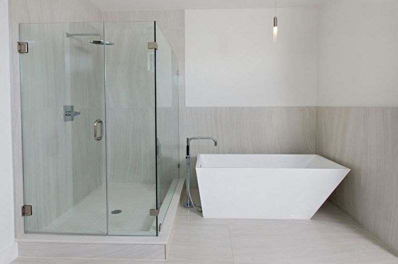 Casa de banho com cabine de duche - Escolha da cabine de duche