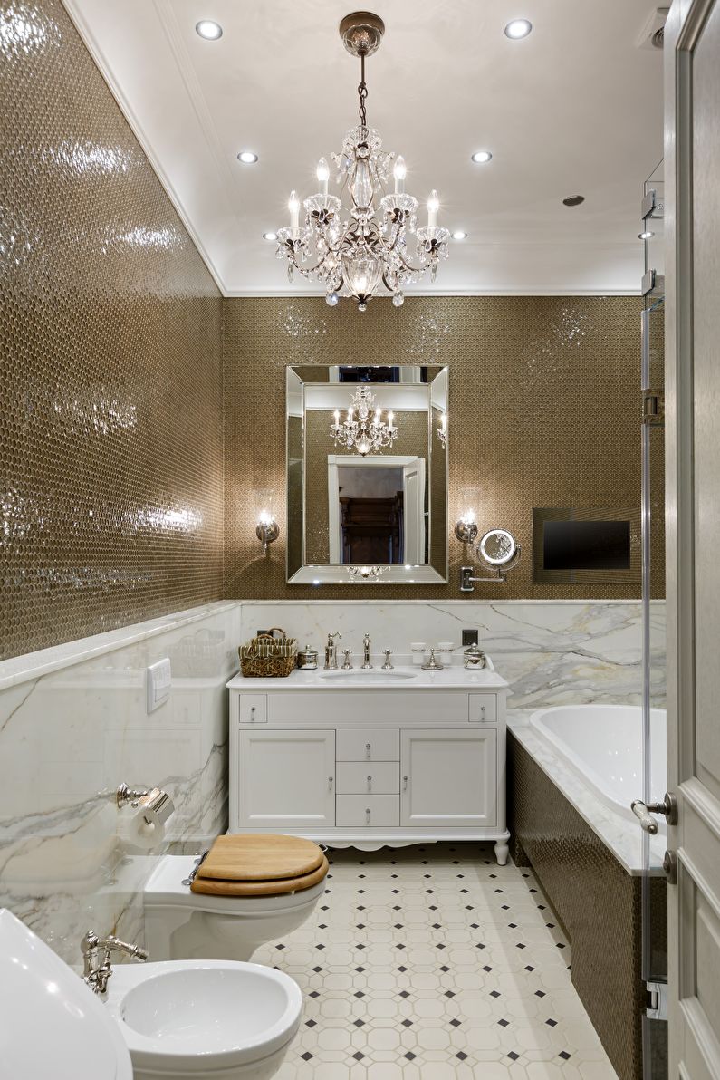 Klasická kúpeľňa - povrchová úprava podlahy