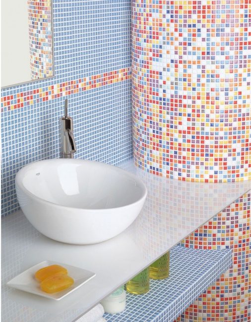 Mosaico de baño