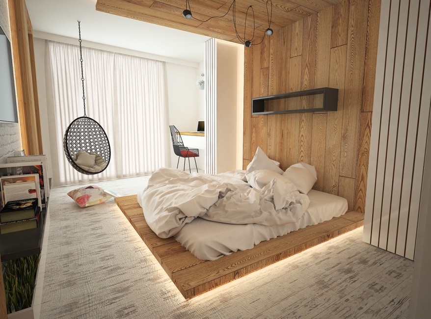 Dormitor elegant și confortabil