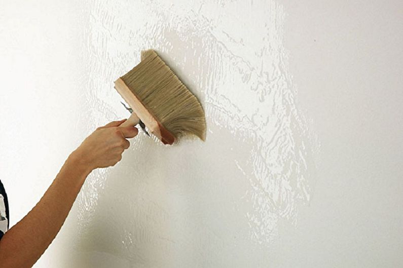 Pintura a base de agua - Preparación de paredes