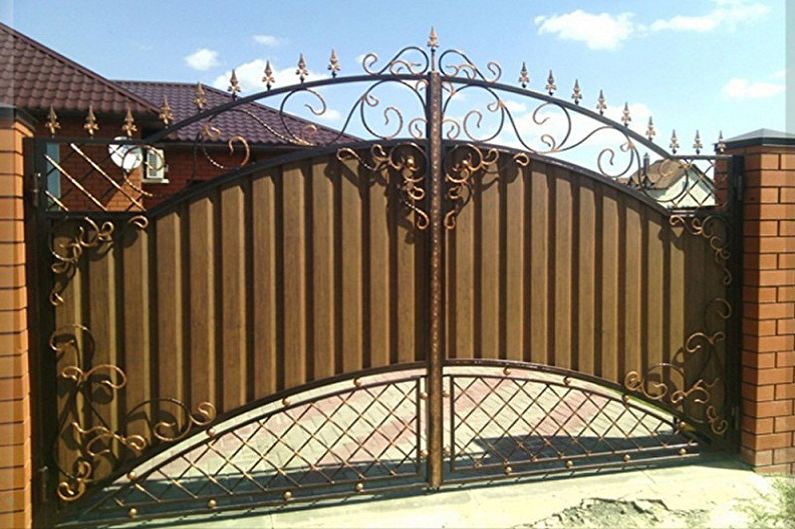 תכונות עיצוב של שערים ושערים עשויים קרטון גלי - נדנדה