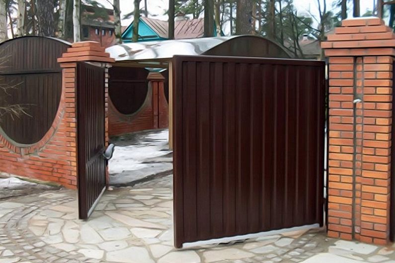 תכונות עיצוב של שערים ושערים עשויים קרטון גלי - נדנדה